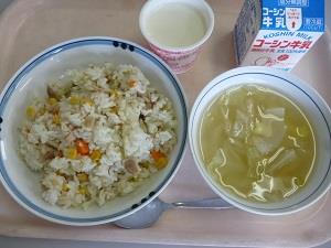 写真:7月3日の給食