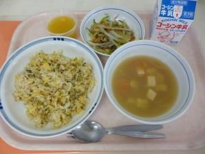 写真:7月13日の給食