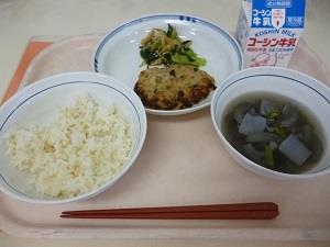 写真:6月4日の給食