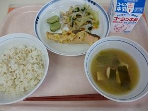 写真:6月8日の給食