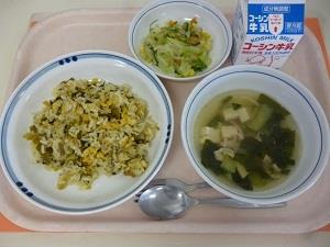 写真:6月10日の給食