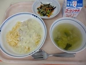 写真:6月14日の給食