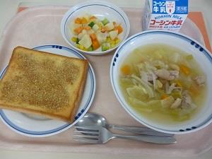 写真:6月18日の給食