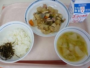 写真:6月25日の給食