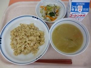 写真:6月29日の給食