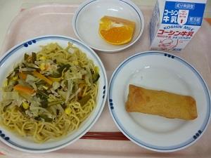 写真:5月11日の給食