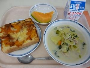 写真:5月14日の給食