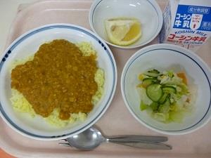 写真:5月19日の給食