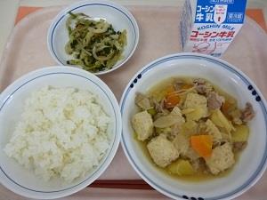 写真:5月20日の給食