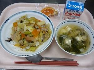 写真:4月17日の給食