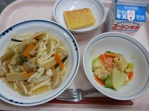 写真:4月21日の給食