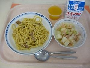 写真:4月26日の給食