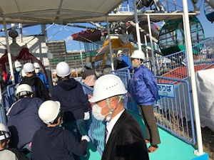 写真:観覧車試乗会の様子