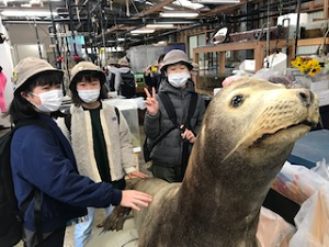 写真:バックヤード見学