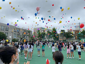 写真:風船飛ばし4