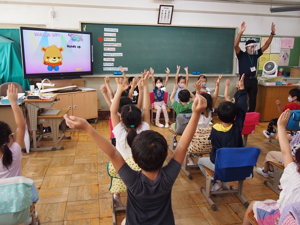 写真:1年生英語の授業風景1