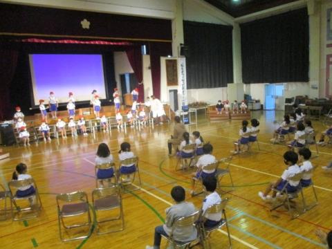 写真:学習発表会リハーサル1