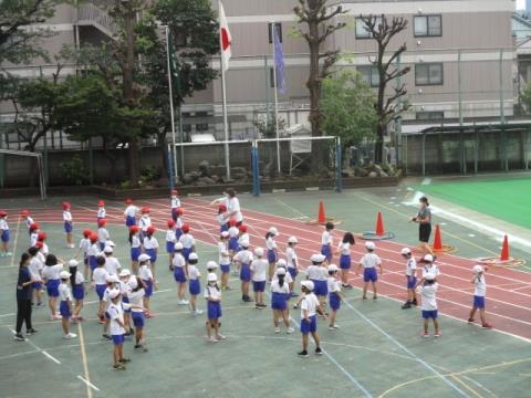 写真:運動会の練習