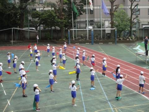 写真:本番目前