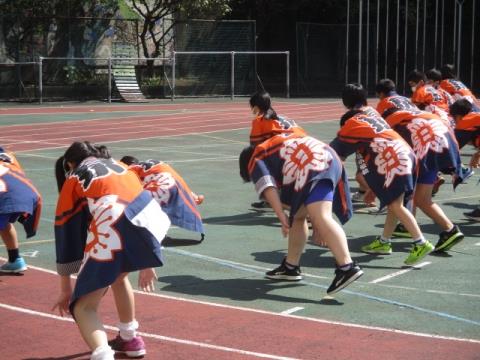 写真:運動会リハーサル