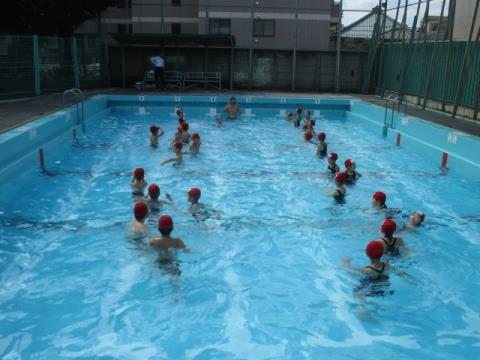 写真:夏休み水泳指導