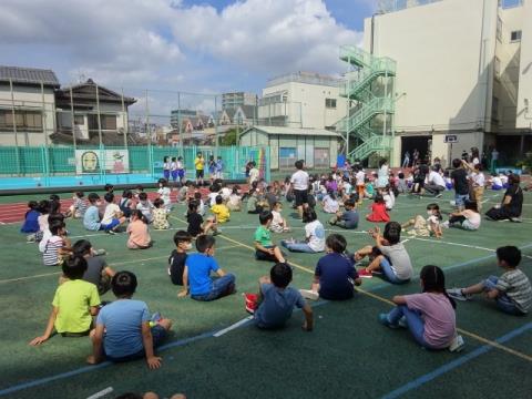 写真:開校記念集会