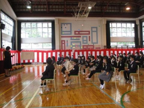 写真:入学式