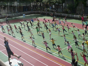 写真:オリンピック・パラリンピック教育やコオーディネーショントレーニングの実践3