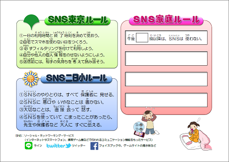 チラシ:SNS二日小ルール