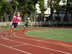 写真:陸上記録会