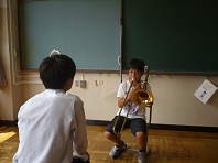 写真:夏休み金管・打楽器教室2