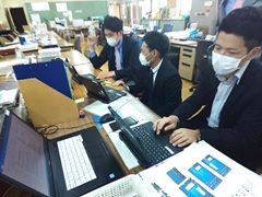写真:先生の様子