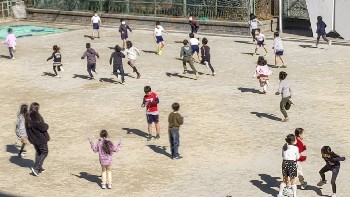 写真:休み時間1(2月17日)