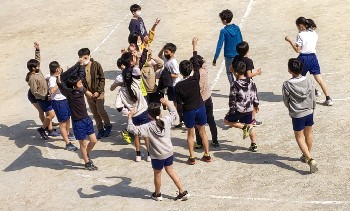 写真:休み時間(3月3日)