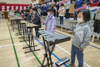 写真:1年生／入学式準備1