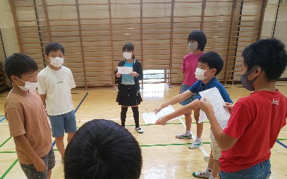 写真:学校説明会プレゼンの練習2