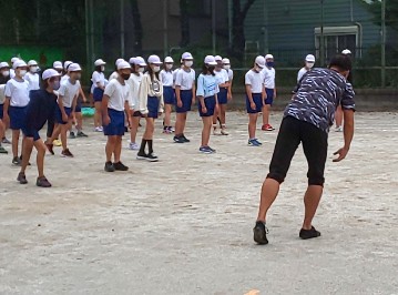 写真:陸上教室1