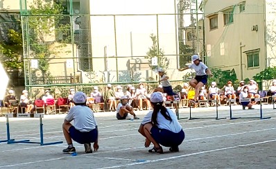 写真:校内陸上記録会2