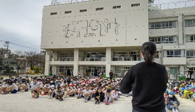 写真:避難訓練(11月18日)