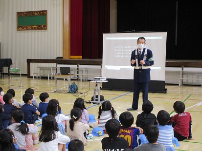 写真:交通安全教室1(4月13日)