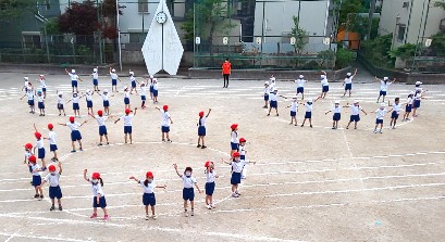 写真:1年生運動会表現練習3