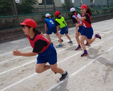 写真:リレー