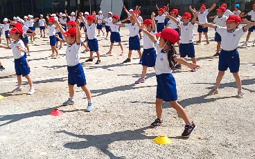 写真:体育の授業3(9月5日)