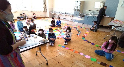 写真:並べ方を見つける学習4