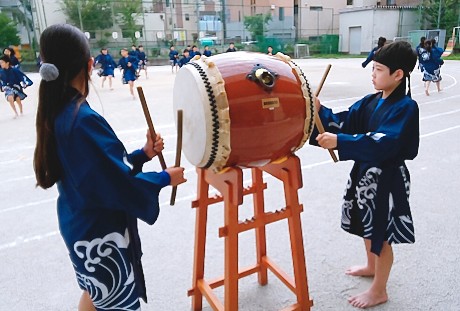 写真:太鼓演奏