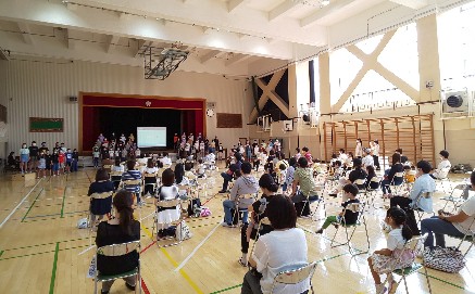 写真:学校説明会会場