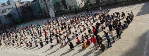 写真:今年度最後の児童集会1