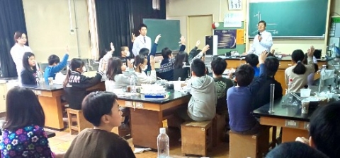 写真:科学実験講座1