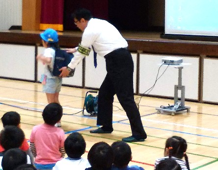 写真:セーフティ教室の様子