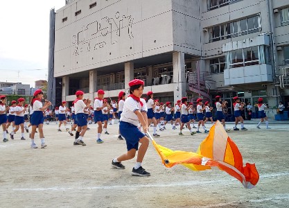 写真:練習公開　鼓笛2